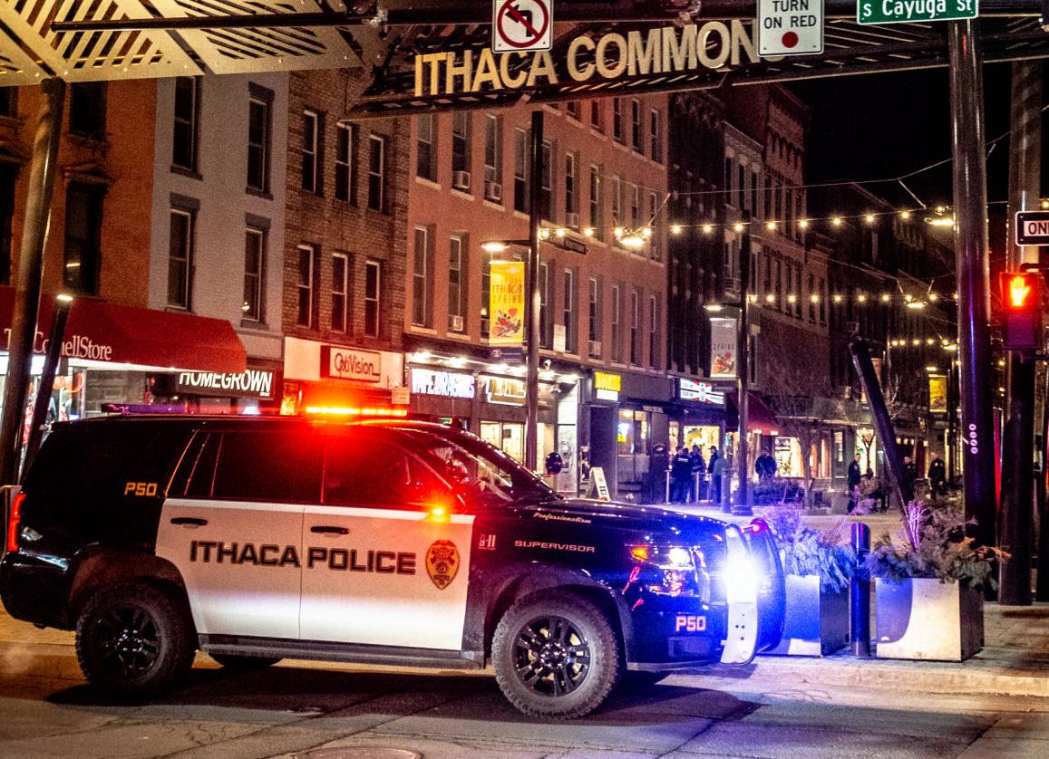 Police at night